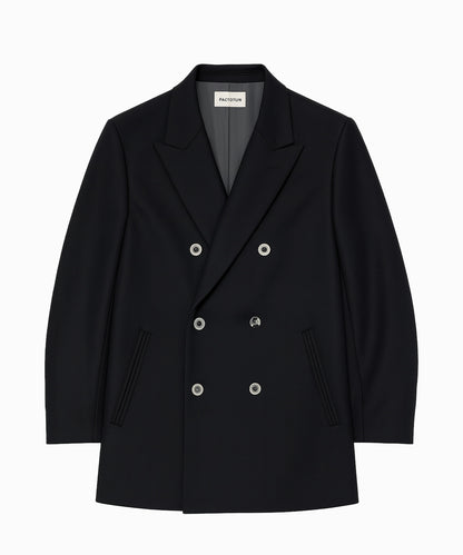 ＜予約: 11月下旬納品予定＞SUPER110`s Melton W Coat