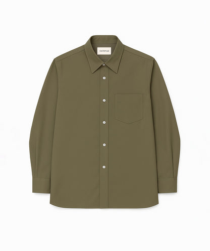 ＜予約: 11月下旬納品予定＞Serge Square Hem Shirts