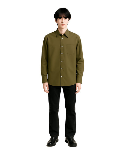 ＜予約: 11月下旬納品予定＞Serge Square Hem Shirts
