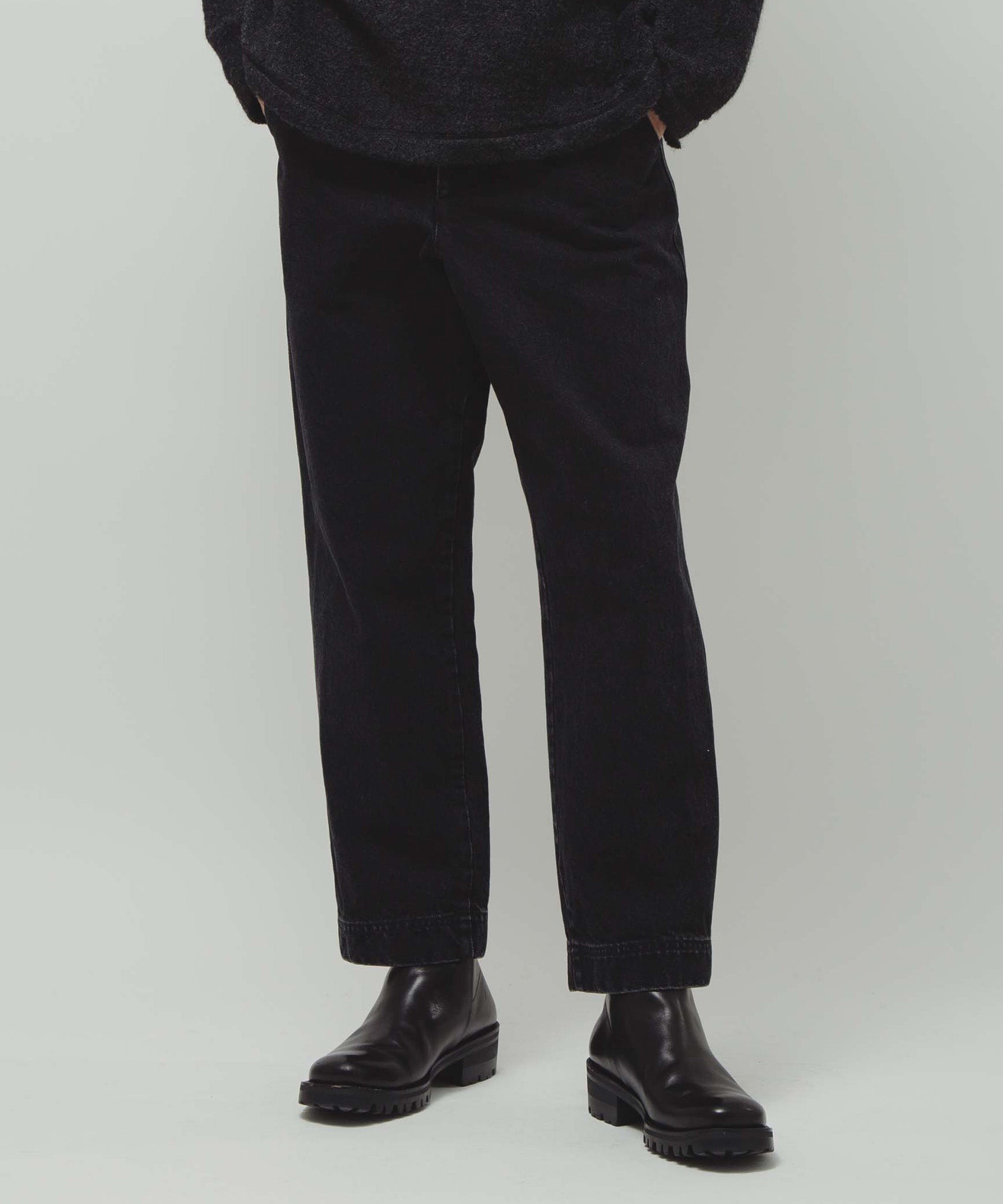 Denim Wide Slacks – FACTOTUM