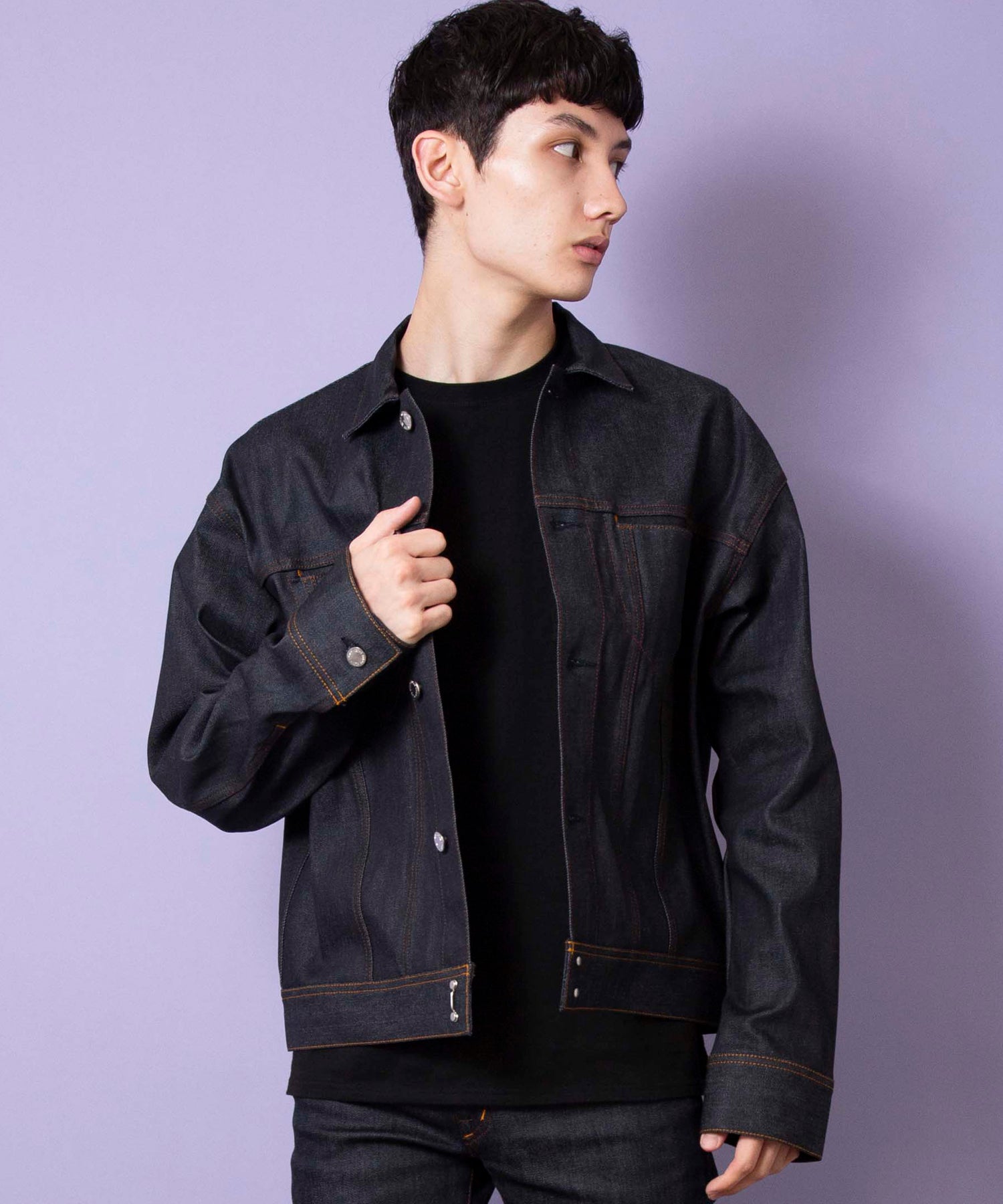 Rigid Denim Wide 3rd Type Jacket – FACTOTUM