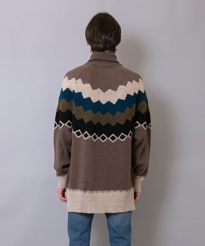 C/C 7G Nordic Turtle Knit