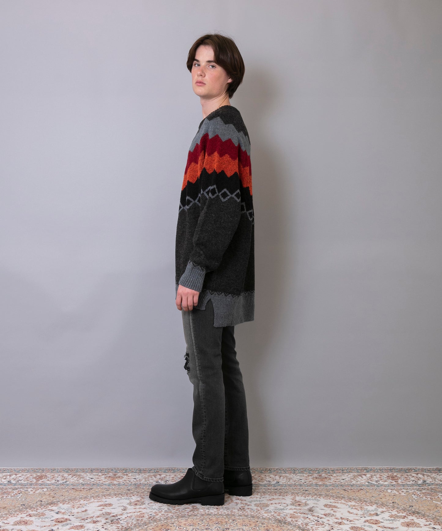 C/C 7G Nordic Crew Knit