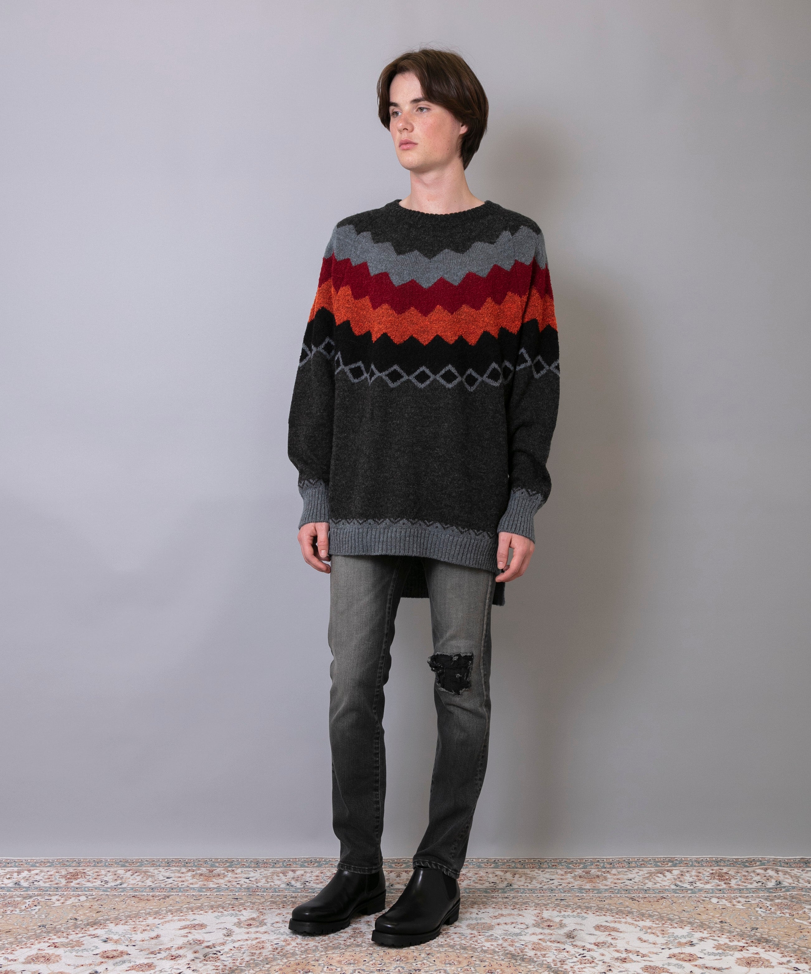 C/C 7G Nordic Crew Knit