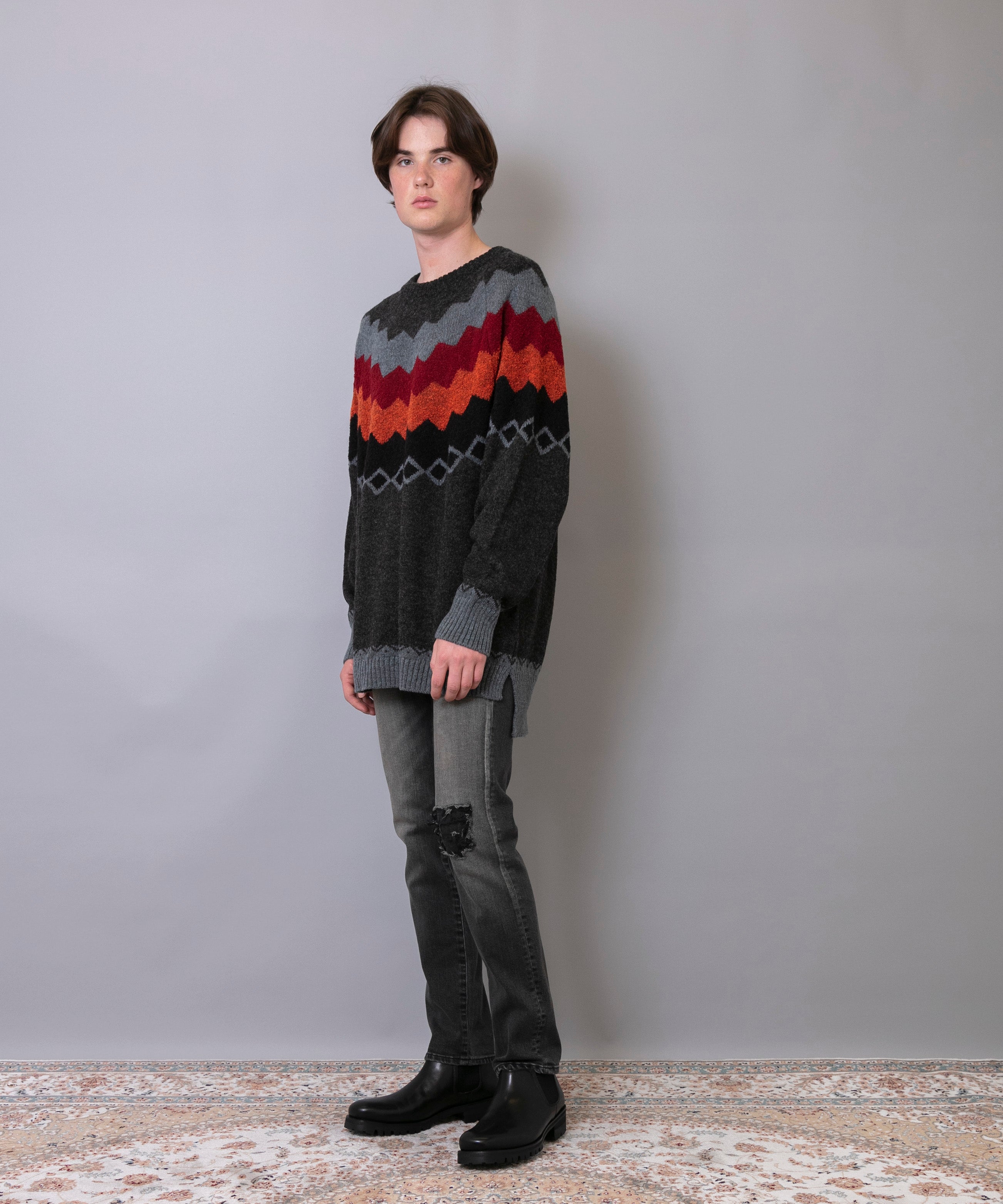 C/C 7G Nordic Crew Knit