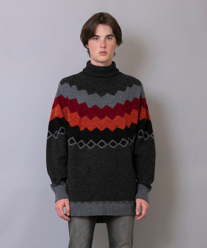 C/C 7G Nordic Turtle Knit