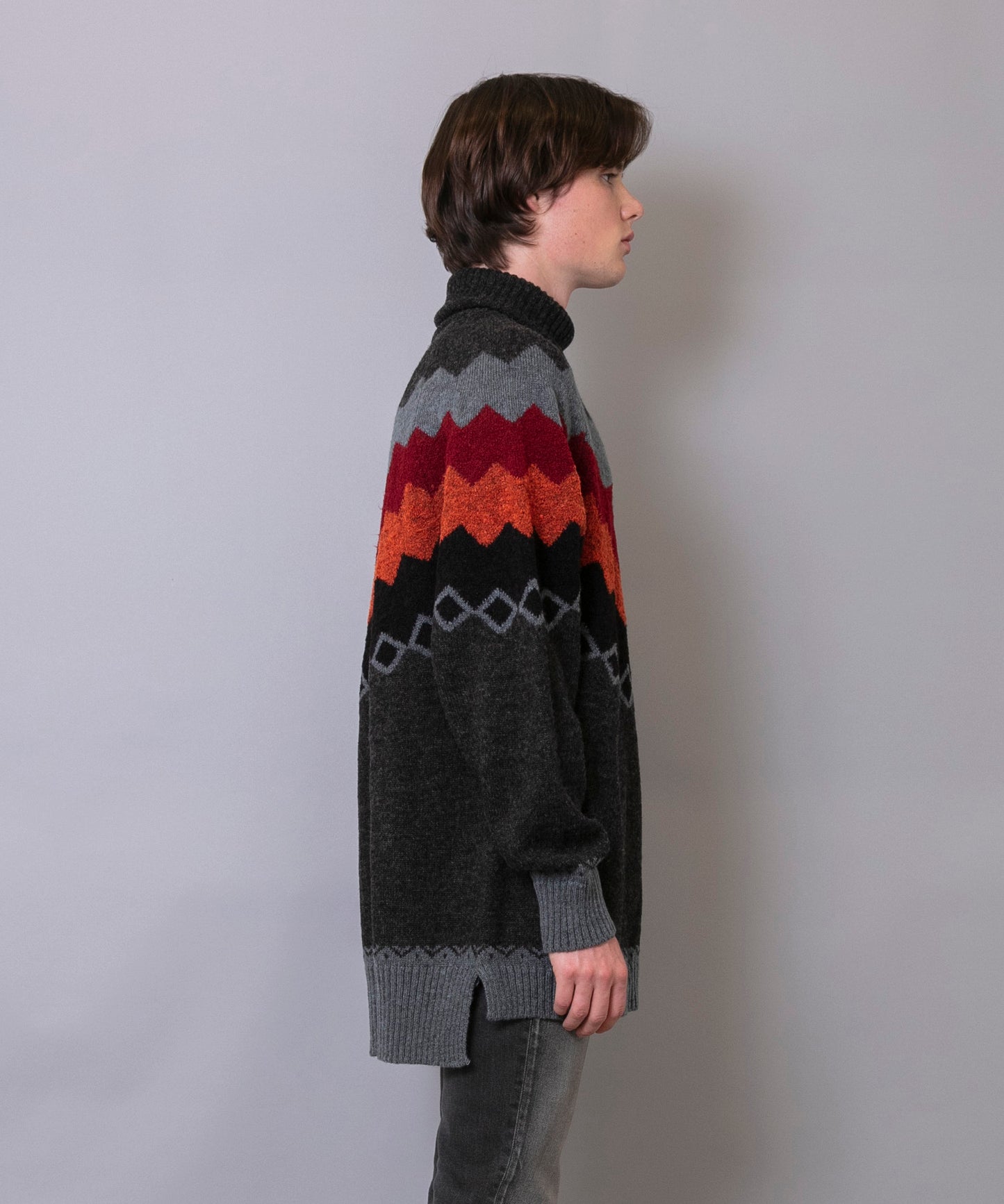 C/C 7G Nordic Turtle Knit