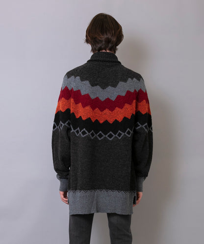 C/C 7G Nordic Turtle Knit