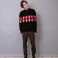 C/C 7G Argyle V-neck Knit