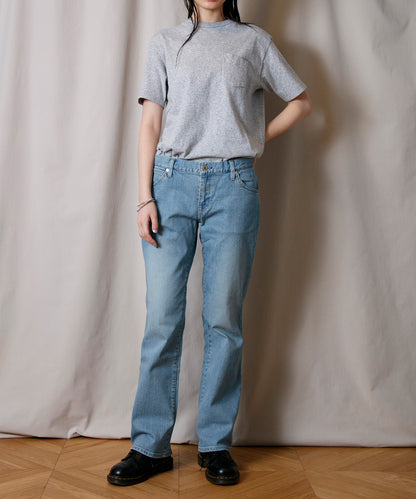E Denim Shoe Cut "Allen"