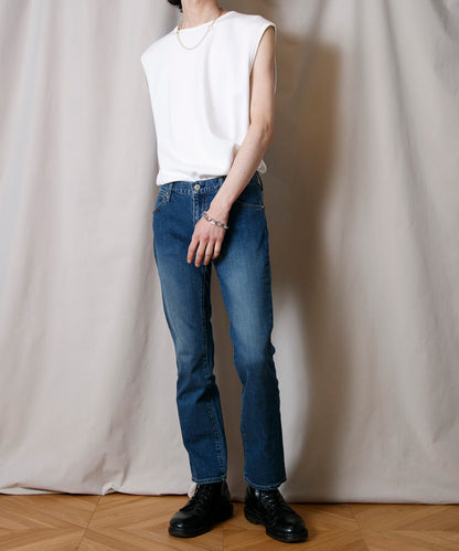 E Denim Shoe Cut "Allen"