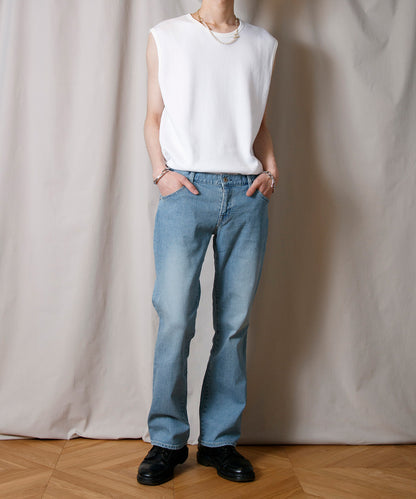 E Denim Shoe Cut "Allen"