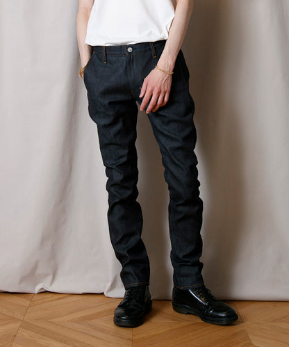 Rigid Denim Slacks "Neil”