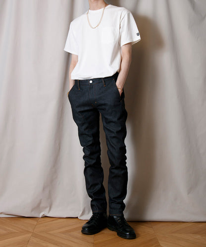 Rigid Denim Slacks "Neil”