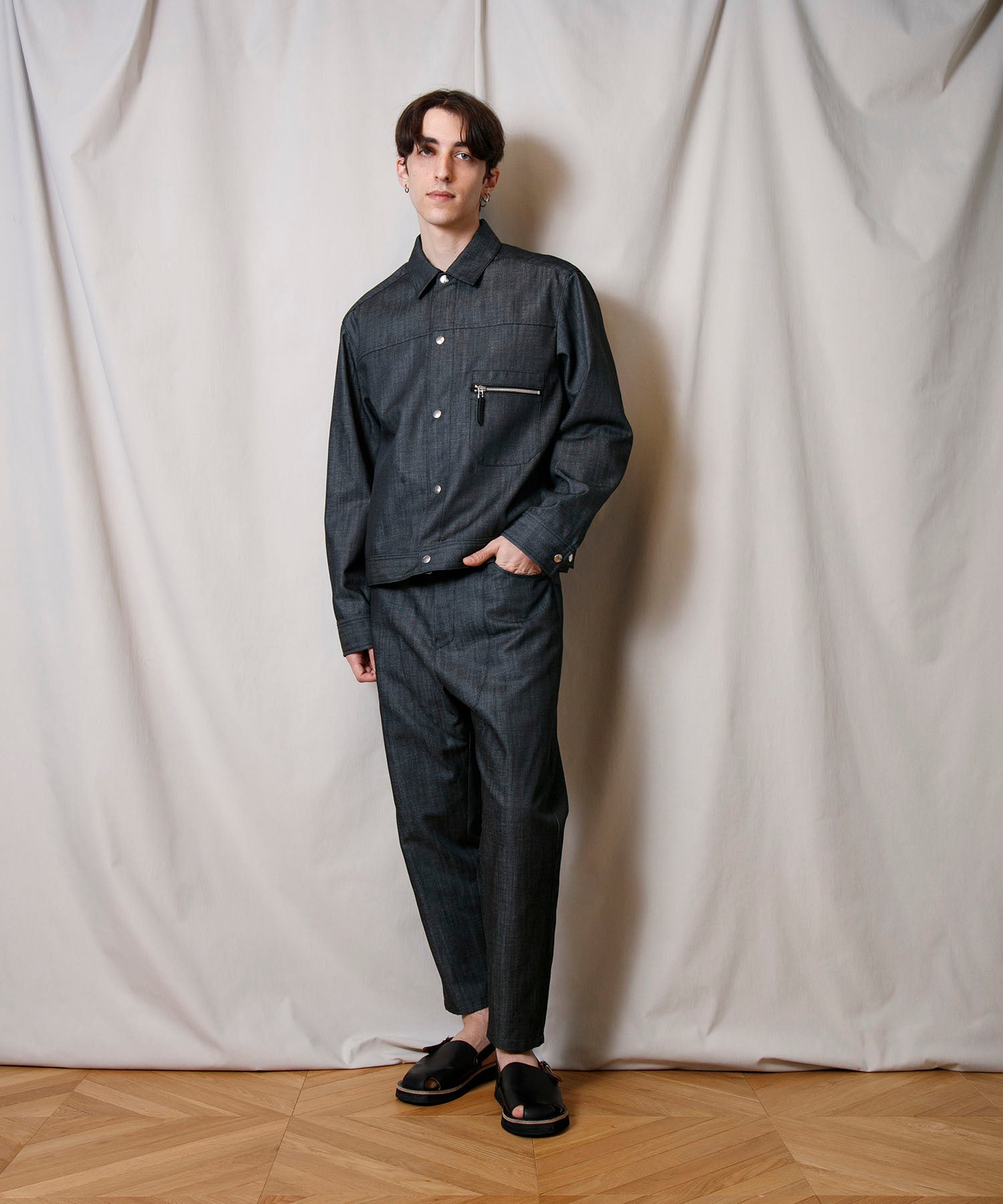 Denim Oversized Work Jacket – FACTOTUM