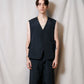 Linen Relaxed Gilet