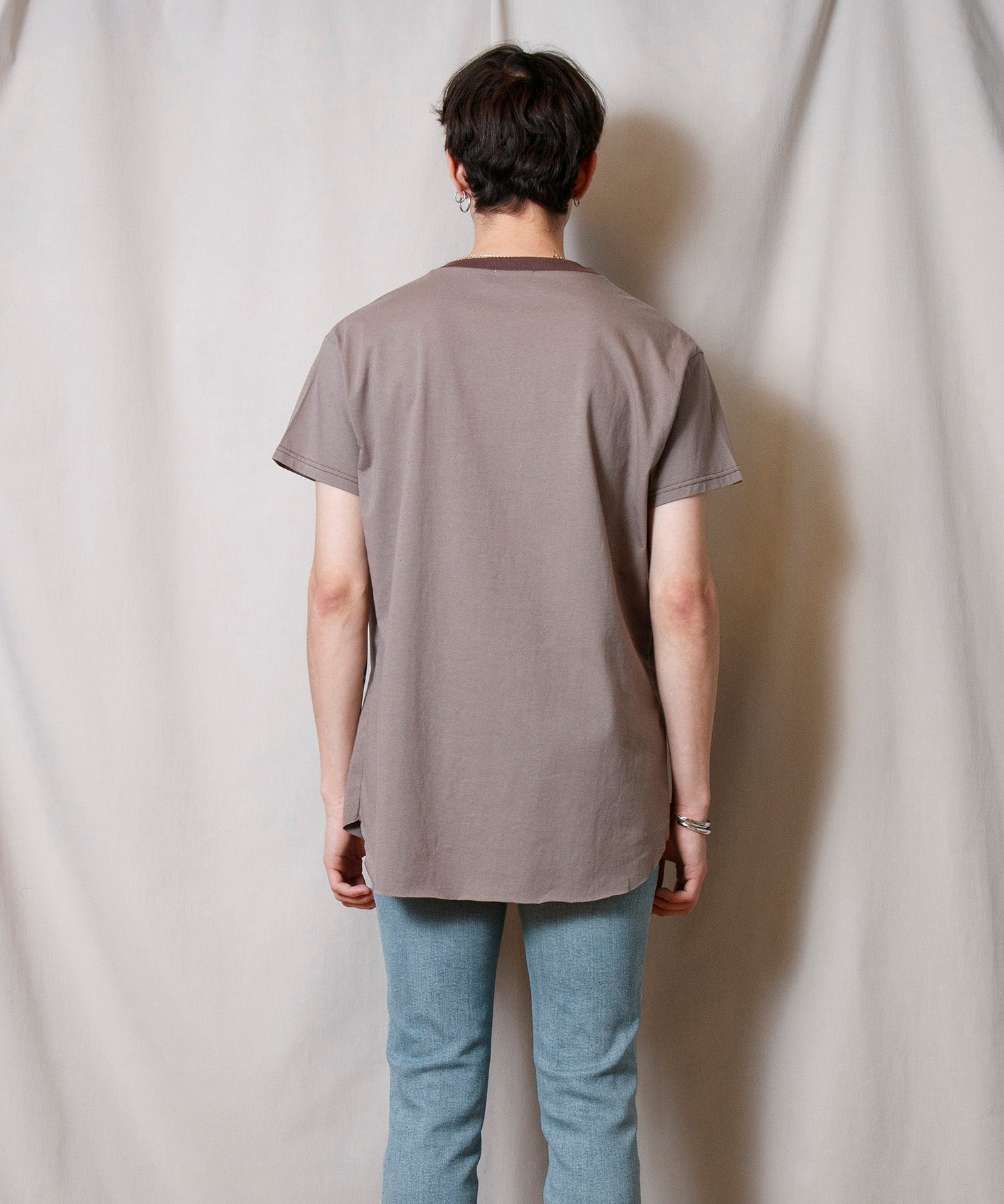 Trim V Neck T