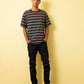 Multi-border Short Sleeves T-shirt