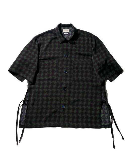 Satin Printed Short Sleeve Shirt